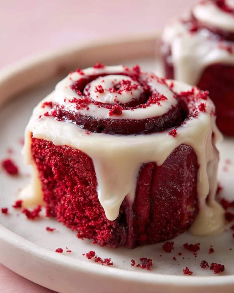 Red Velvet Cinnamon Rolls Recipe