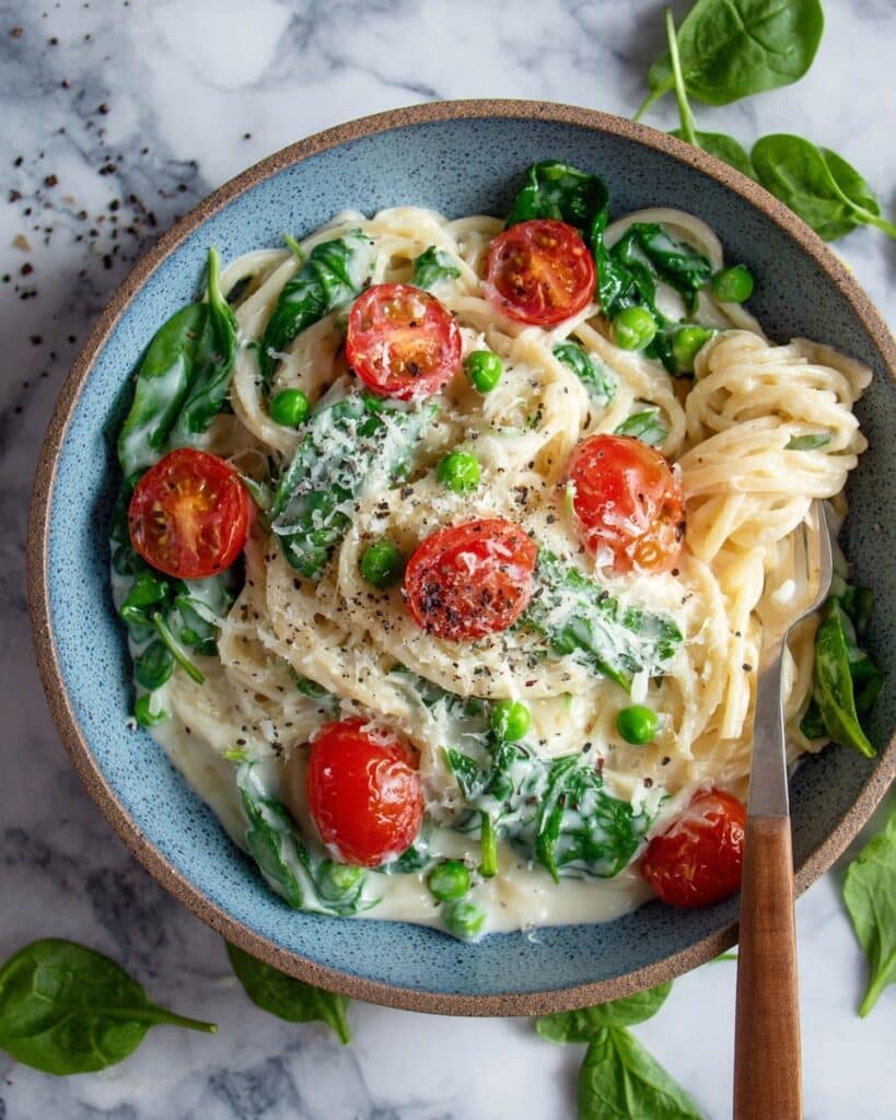 White Sauce Spaghetti Recipe