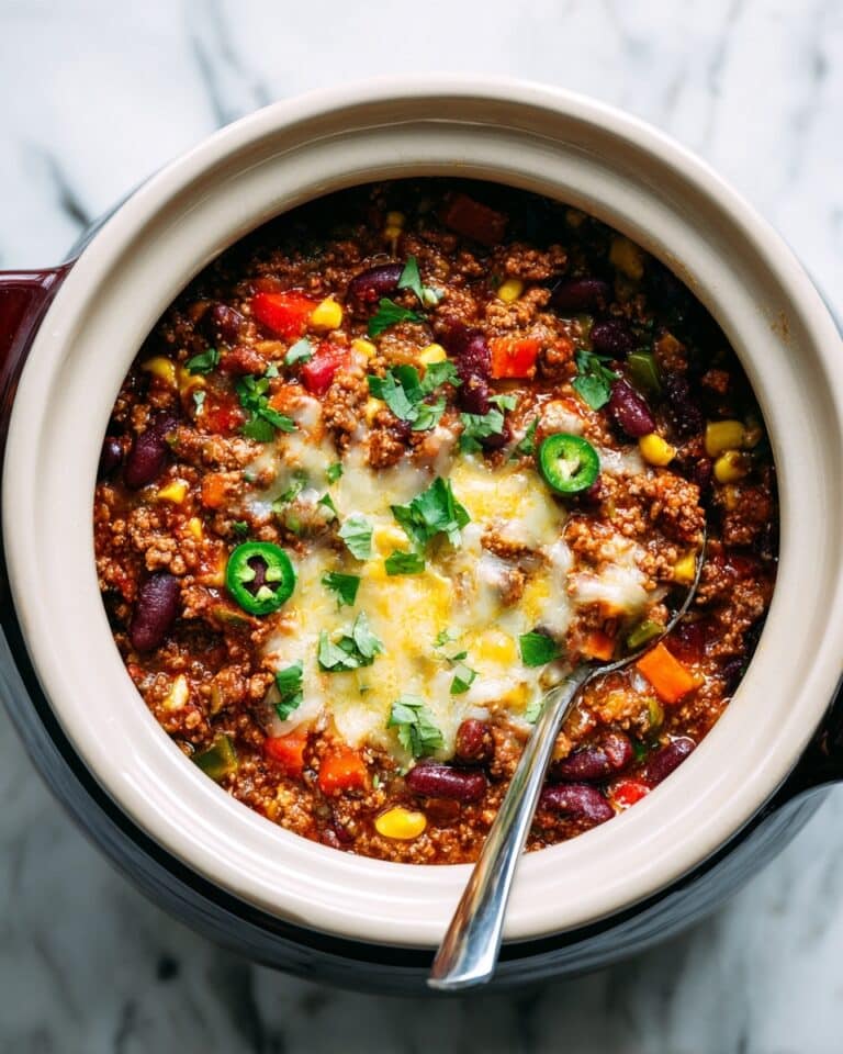 Cheesy Enchilada Chili Recipe