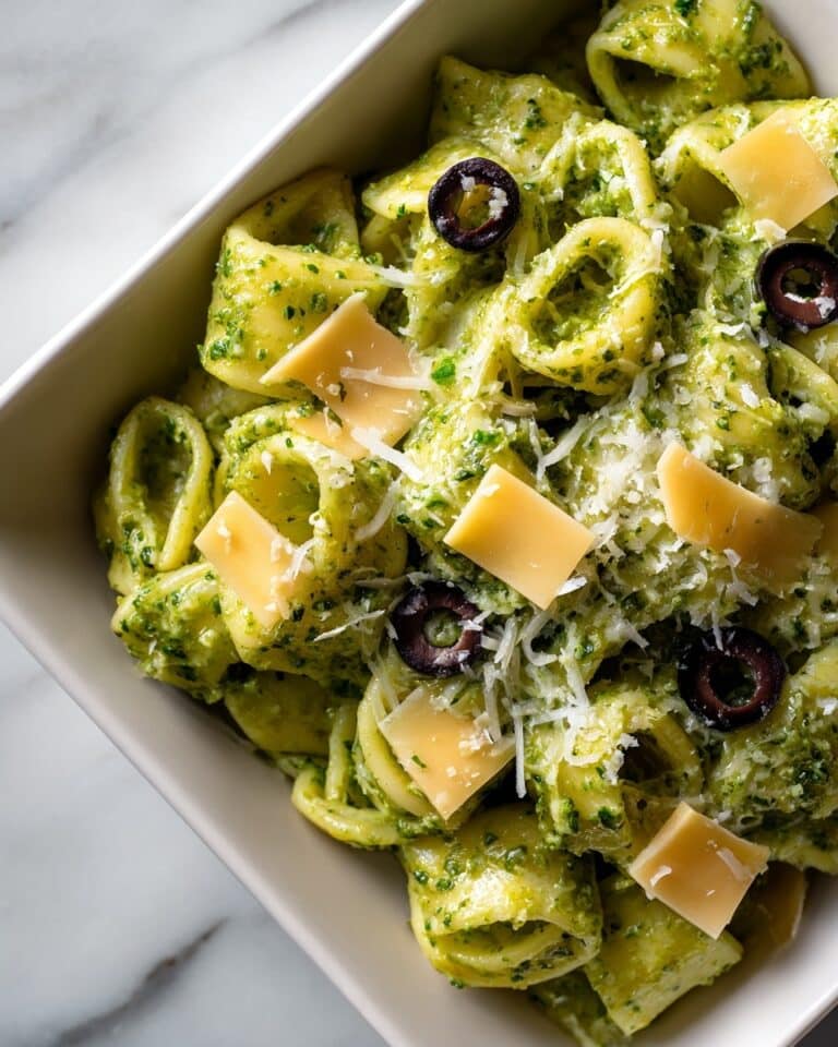 Halloween Green Mac and Cheese with Spooky Eyeballs Recipe