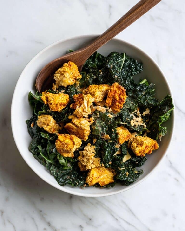 Autumn Caesar Salad with Roasted Delicata Squash Croutons Recipe