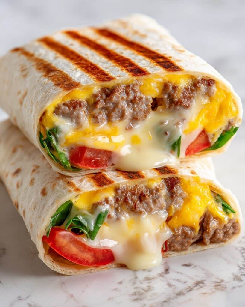 Grilled Cheeseburger Wraps: A Fun Twist on a Classic Recipe