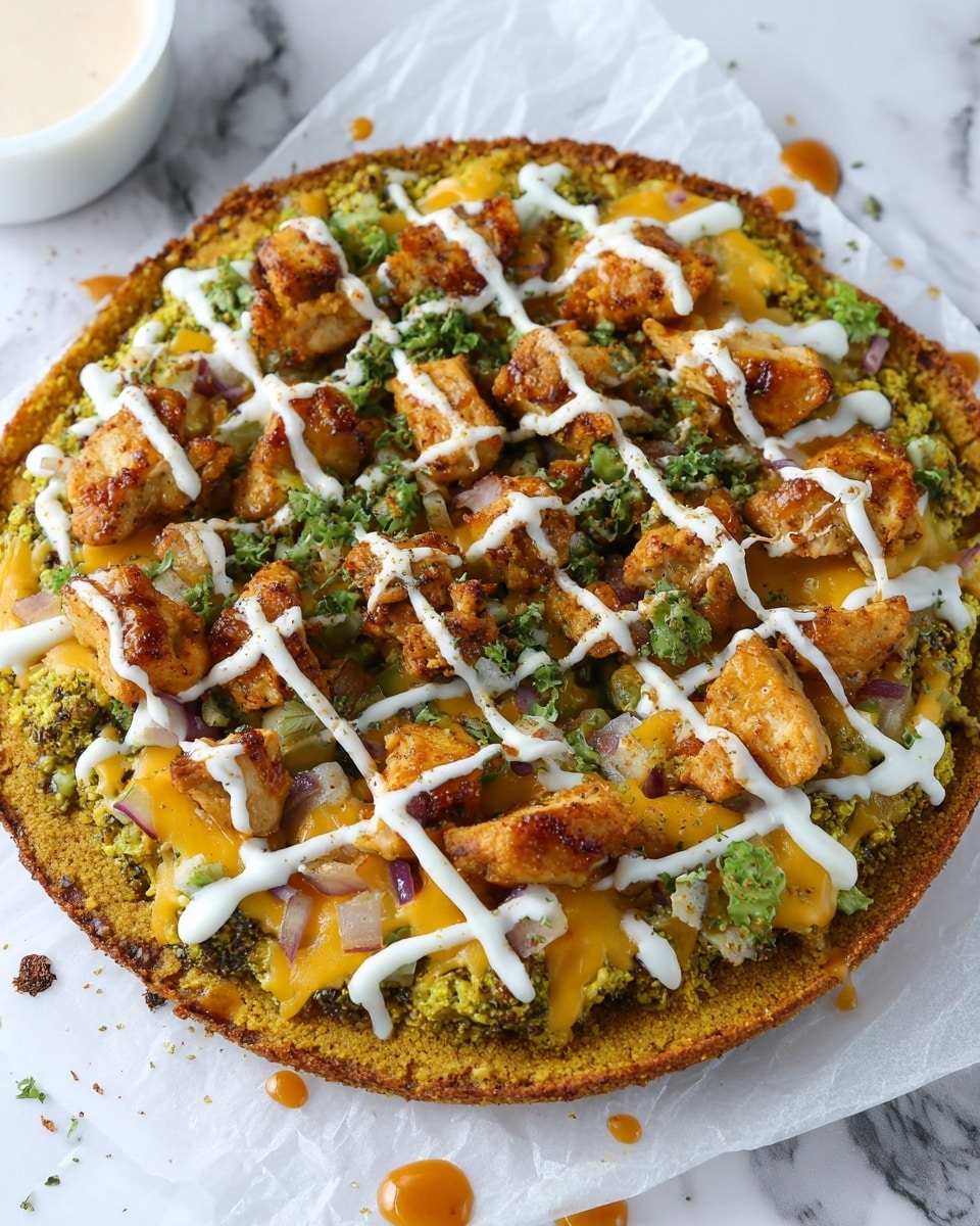 Buffalo Chicken Pizza Recipe - Recipe Image