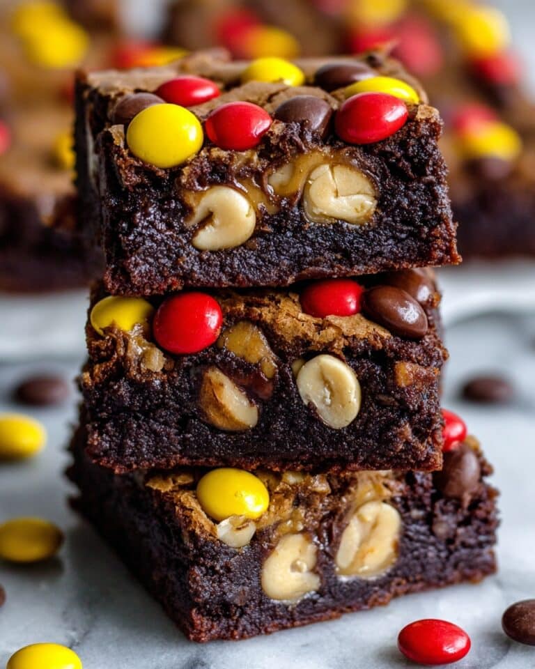 Monster Cookie Dough Brownies Recipe