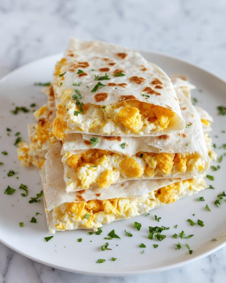Cheddar Egg Quesadilla Recipe