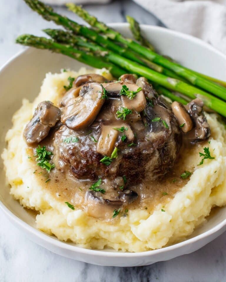 Salisbury Steak with Mushroom Gravy Recipe
