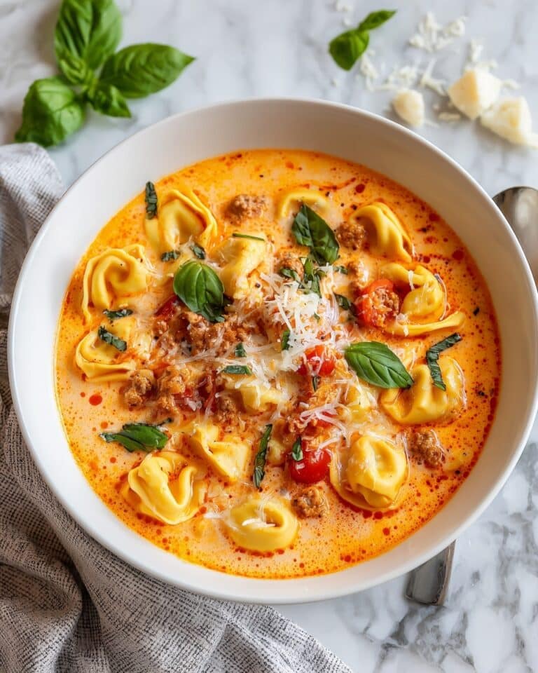 Creamy Sausage Tortellini Soup Recipe