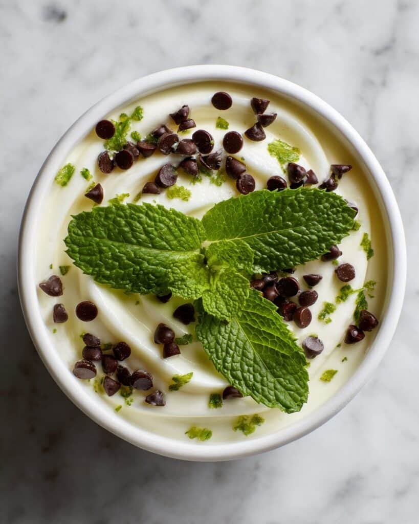 Mint Chocolate Chip Cheesecake Dip Recipe