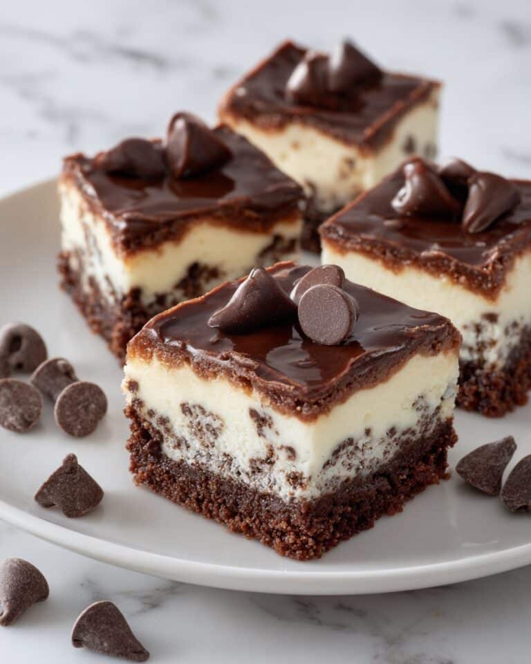 Chocolate Chip Cheesecake Bars Recipe