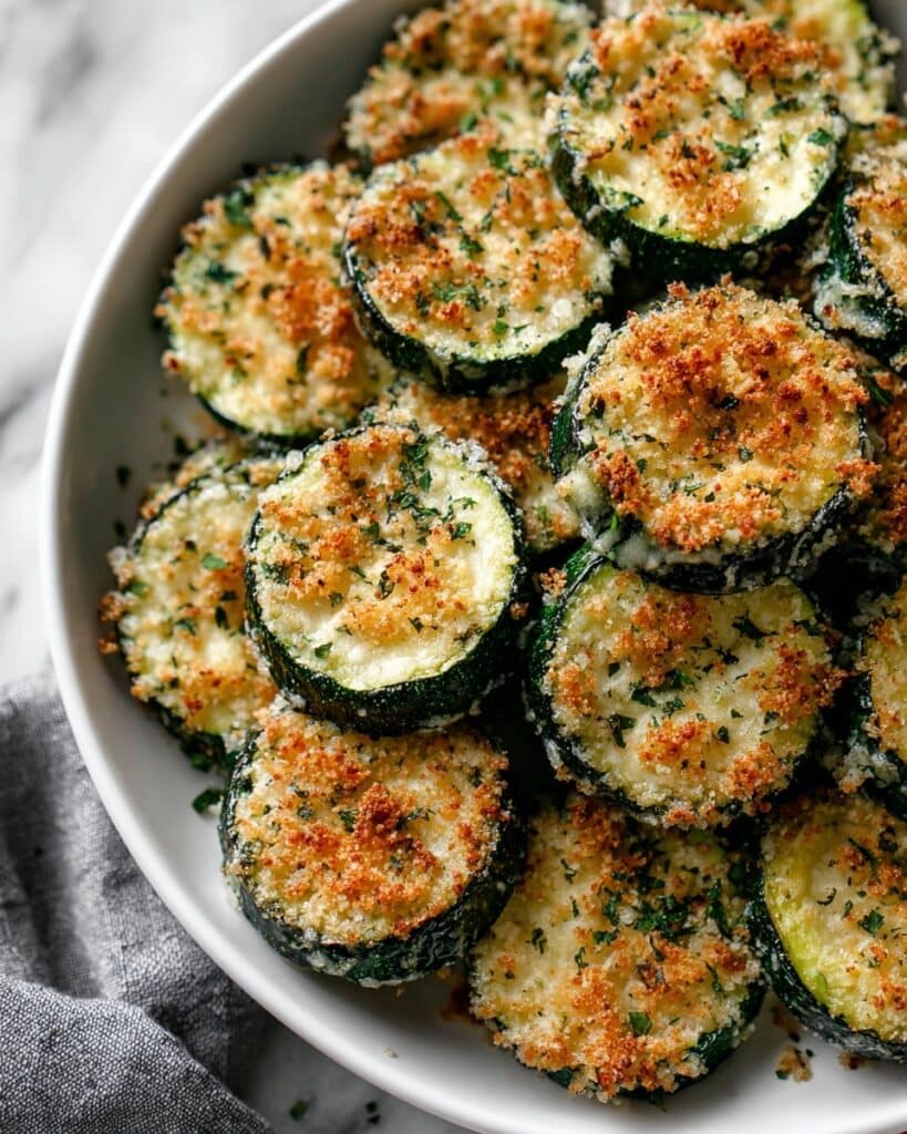 Low-Calorie Air Fryer Zucchini Parmesan Recipe