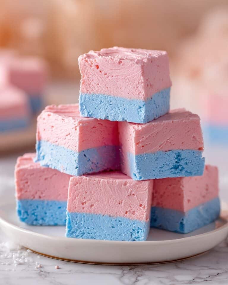 Homemade Cotton Candy Fudge Recipe