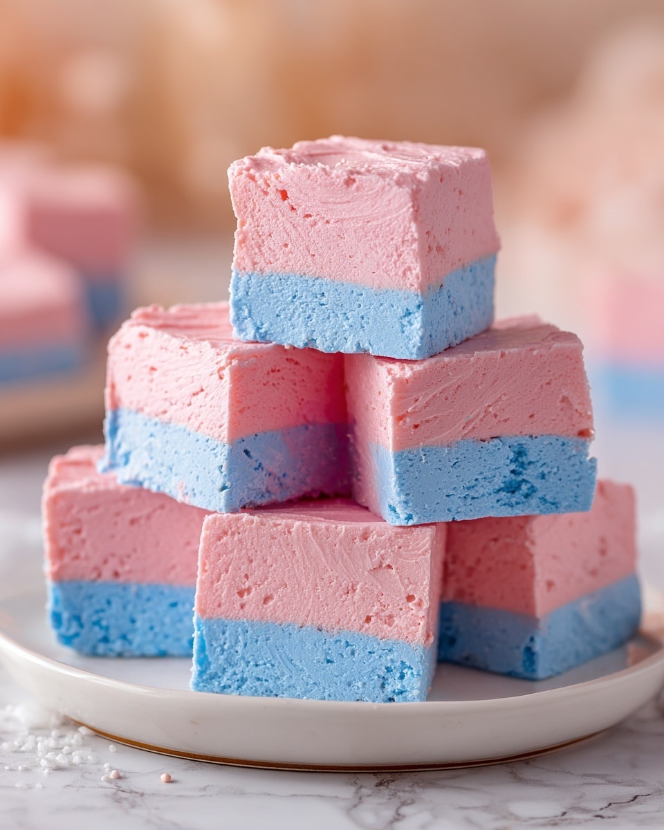 Homemade Cotton Candy Fudge Recipe