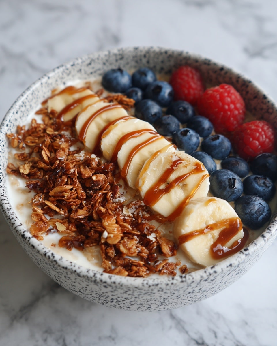 Caramelized Banana Split Overnight Oats Recipe - Recipe Image