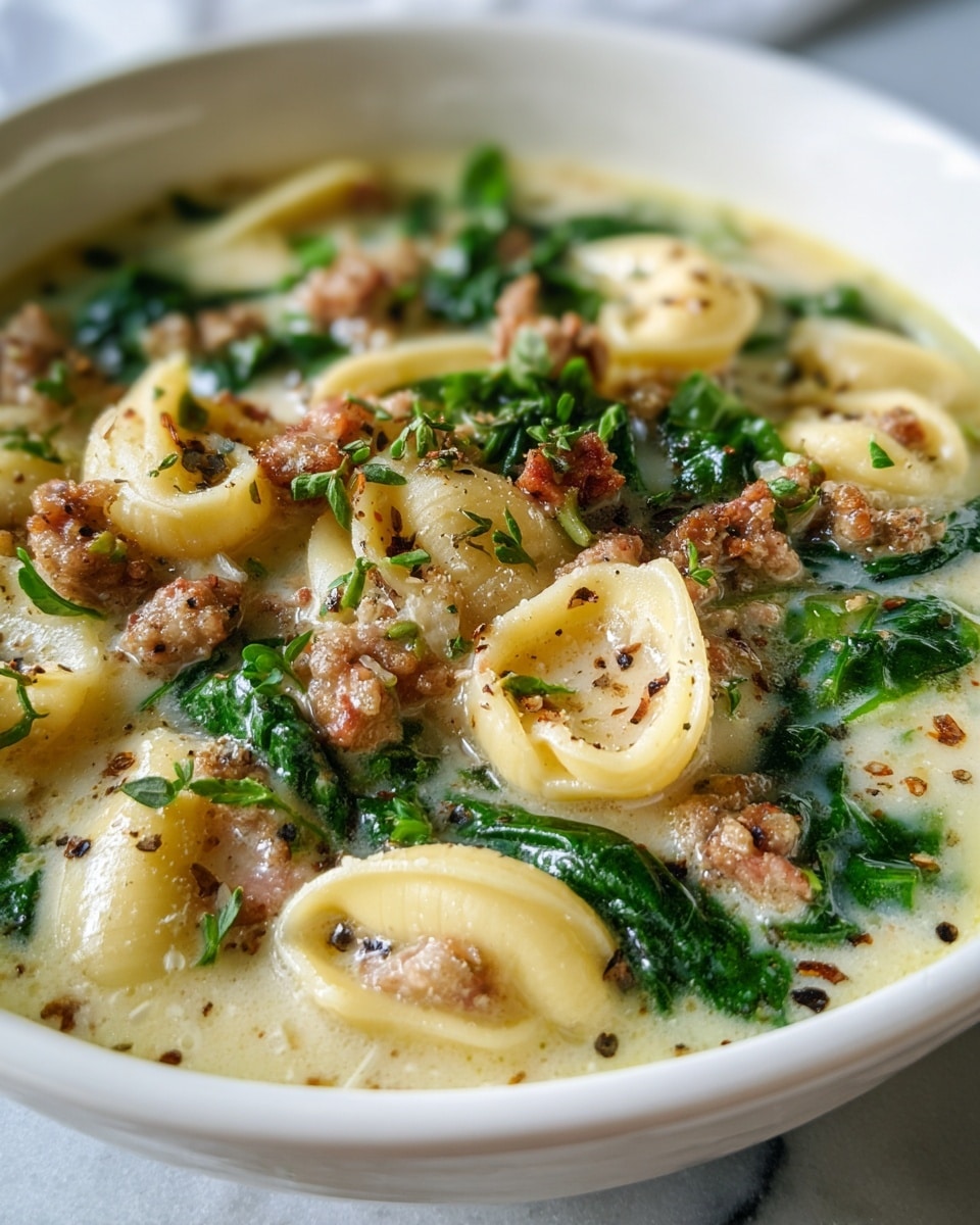 Creamy Alfredo Lasagna Soup Recipe - Recipe Image