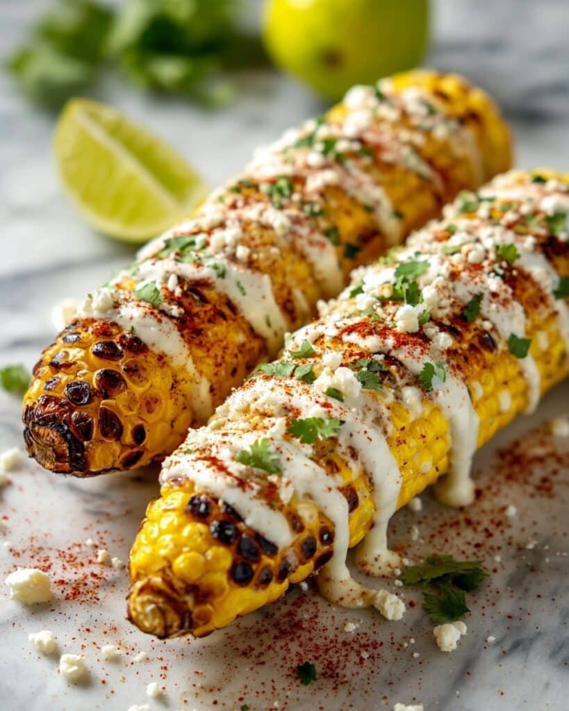 Elote Mexican Grilled Corn Recipe