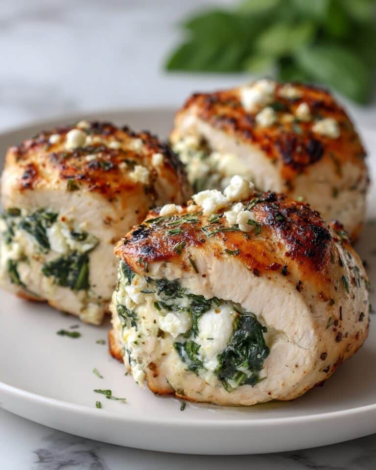 Spinach and Feta Chicken Rolls: A Flavorful Delight Recipe