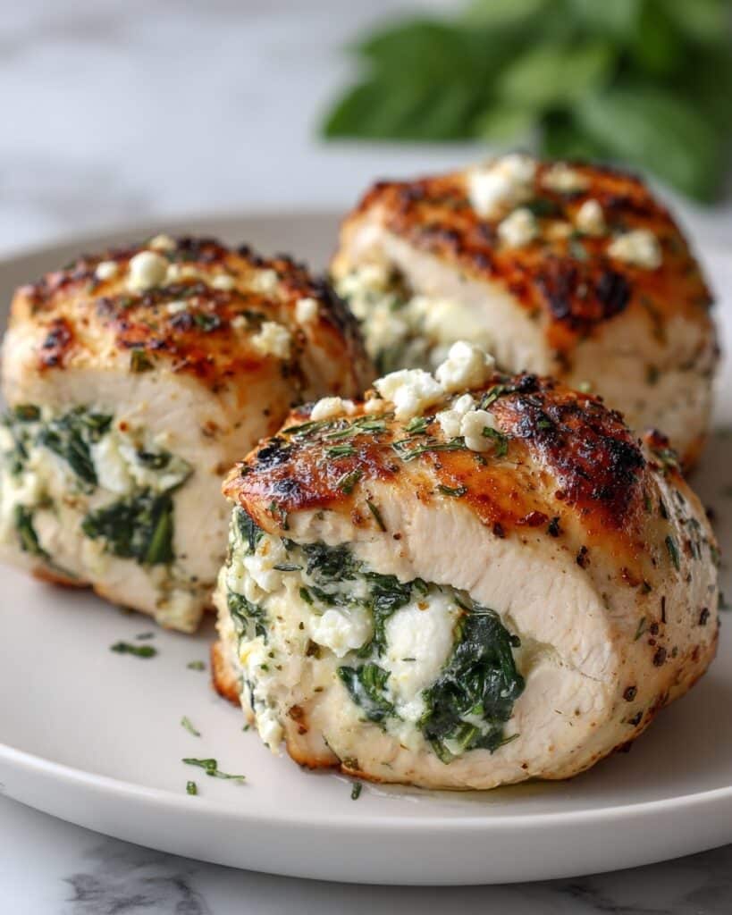 Spinach and Feta Chicken Rolls: A Flavorful Delight Recipe