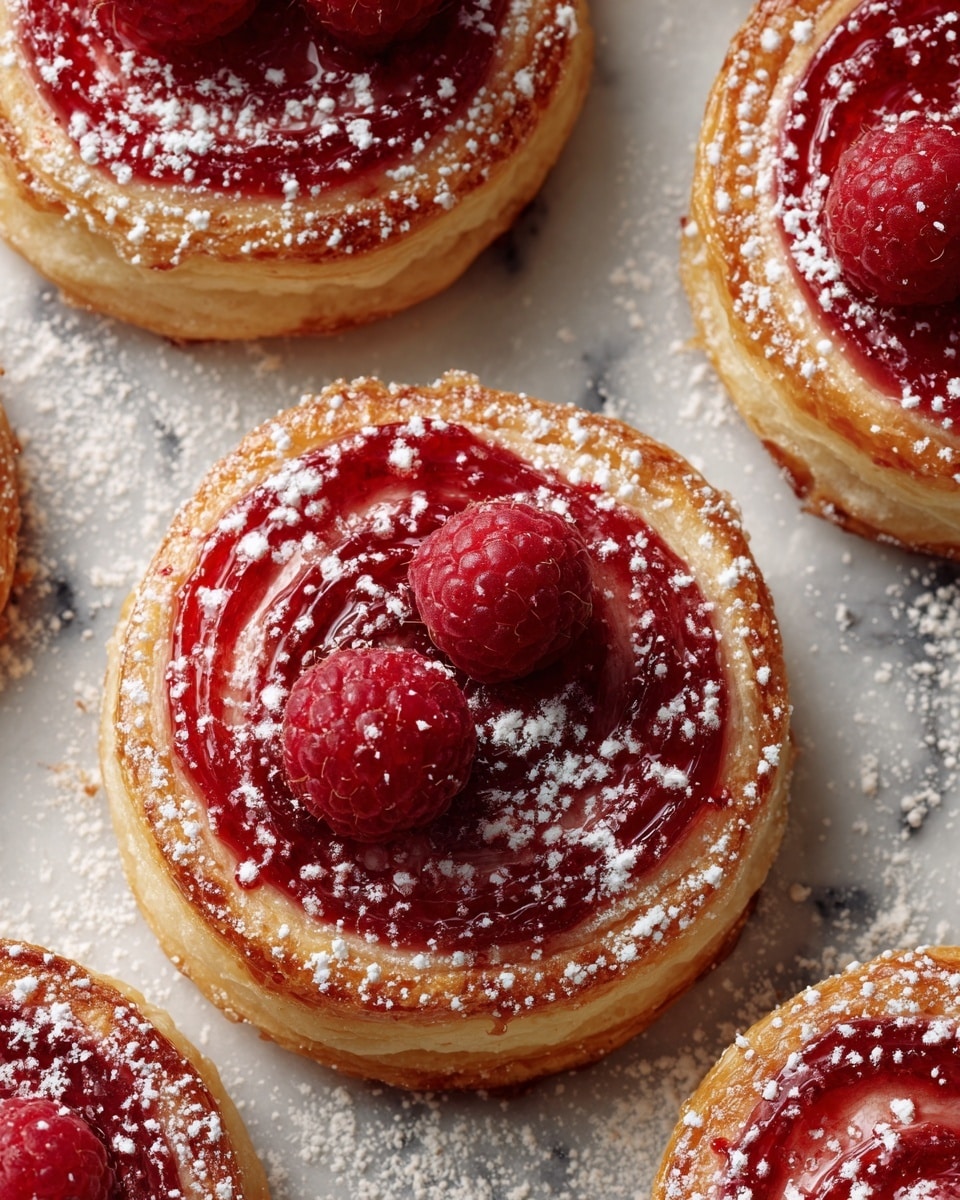 Raspberry Custard Buns Recipe - Recipe Image