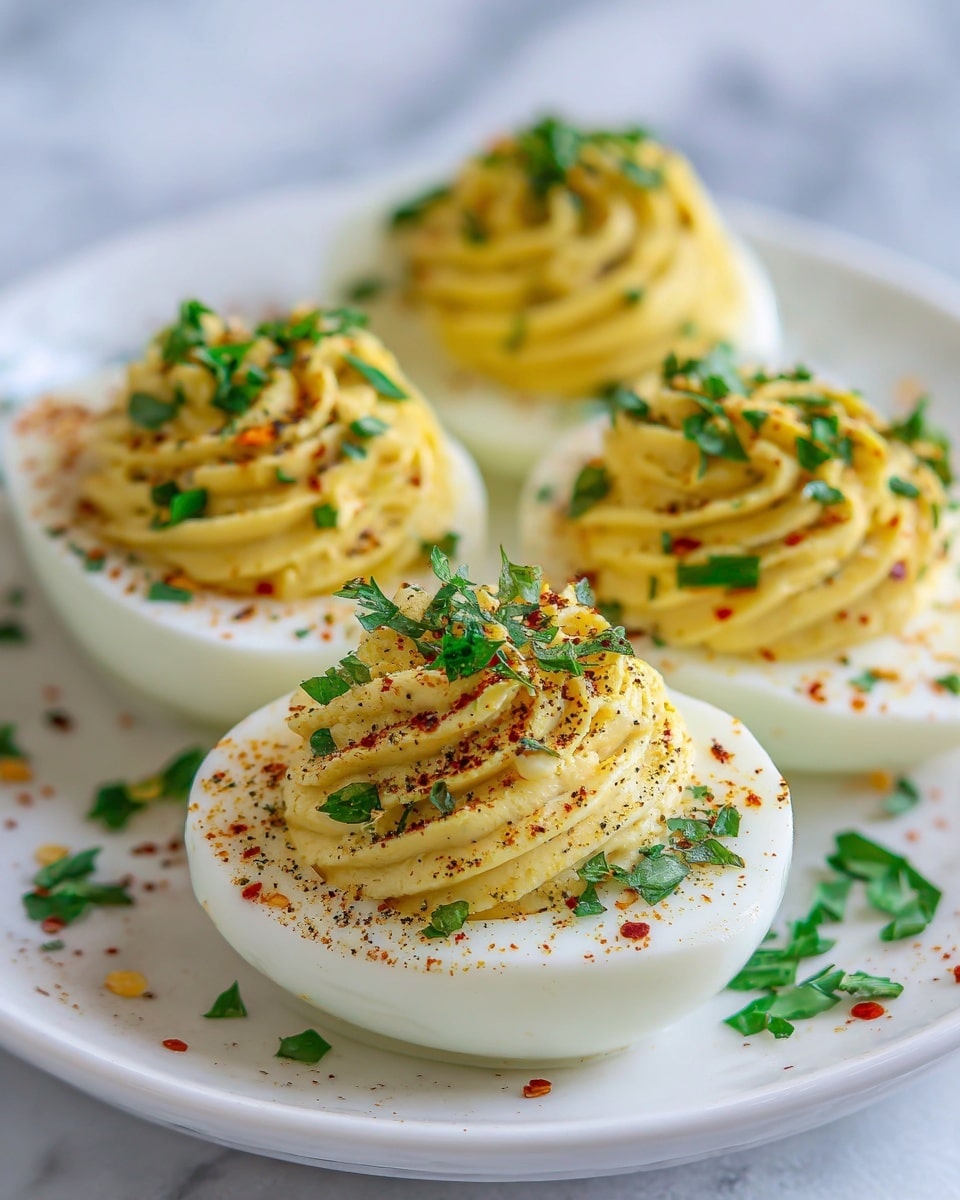 Turkish Deviled Eggs Recipe - Recipe Image