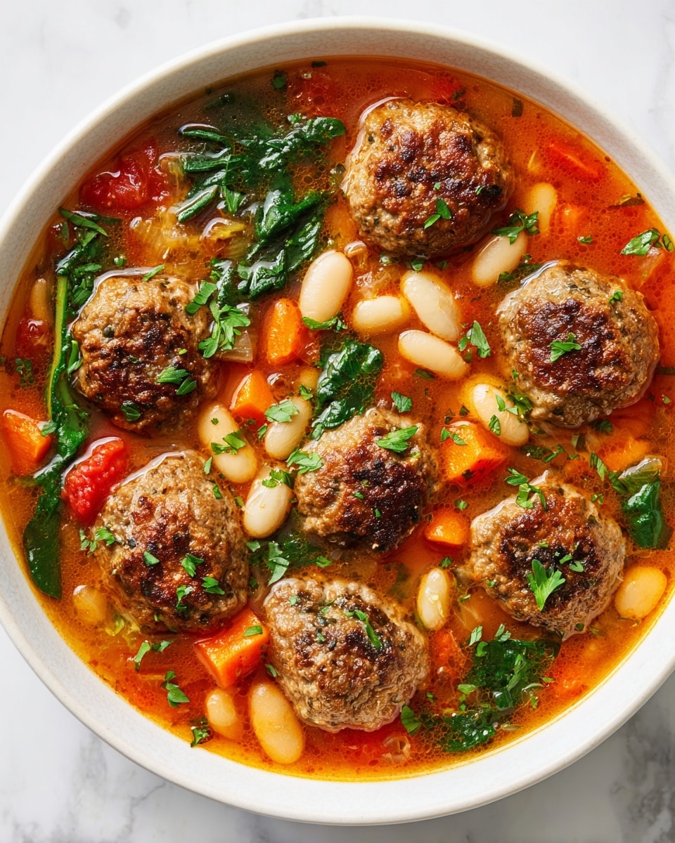Italian Meatball Soup Recipe - Recipe Image
