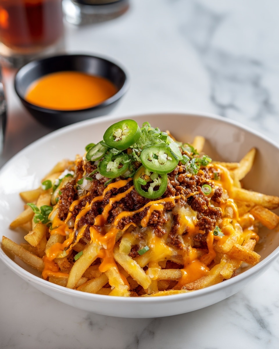 Philly Cheesesteak Loaded Fries Recipe - Recipe Image