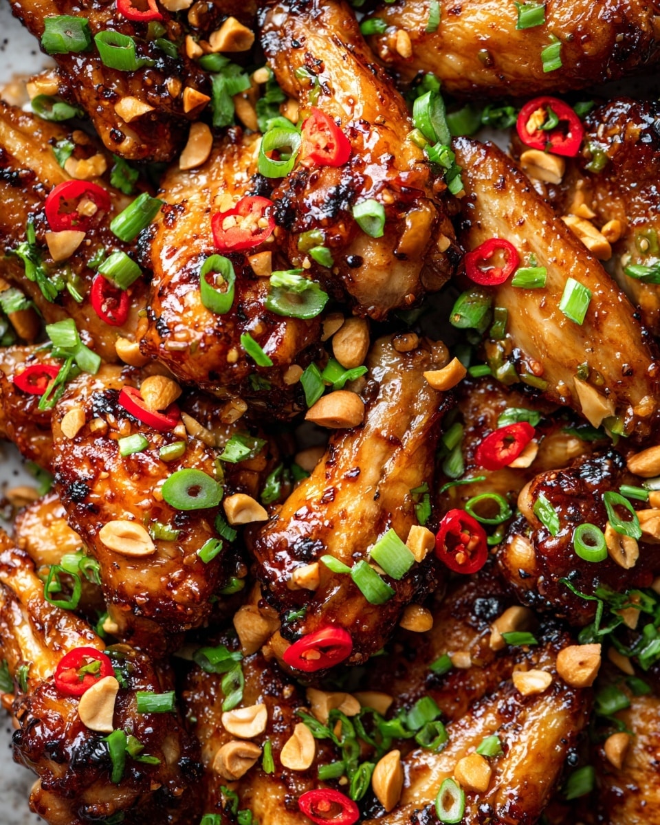 Sticky Lemongrass Chili Air Fryer Chicken Wings Recipe - Recipe Image