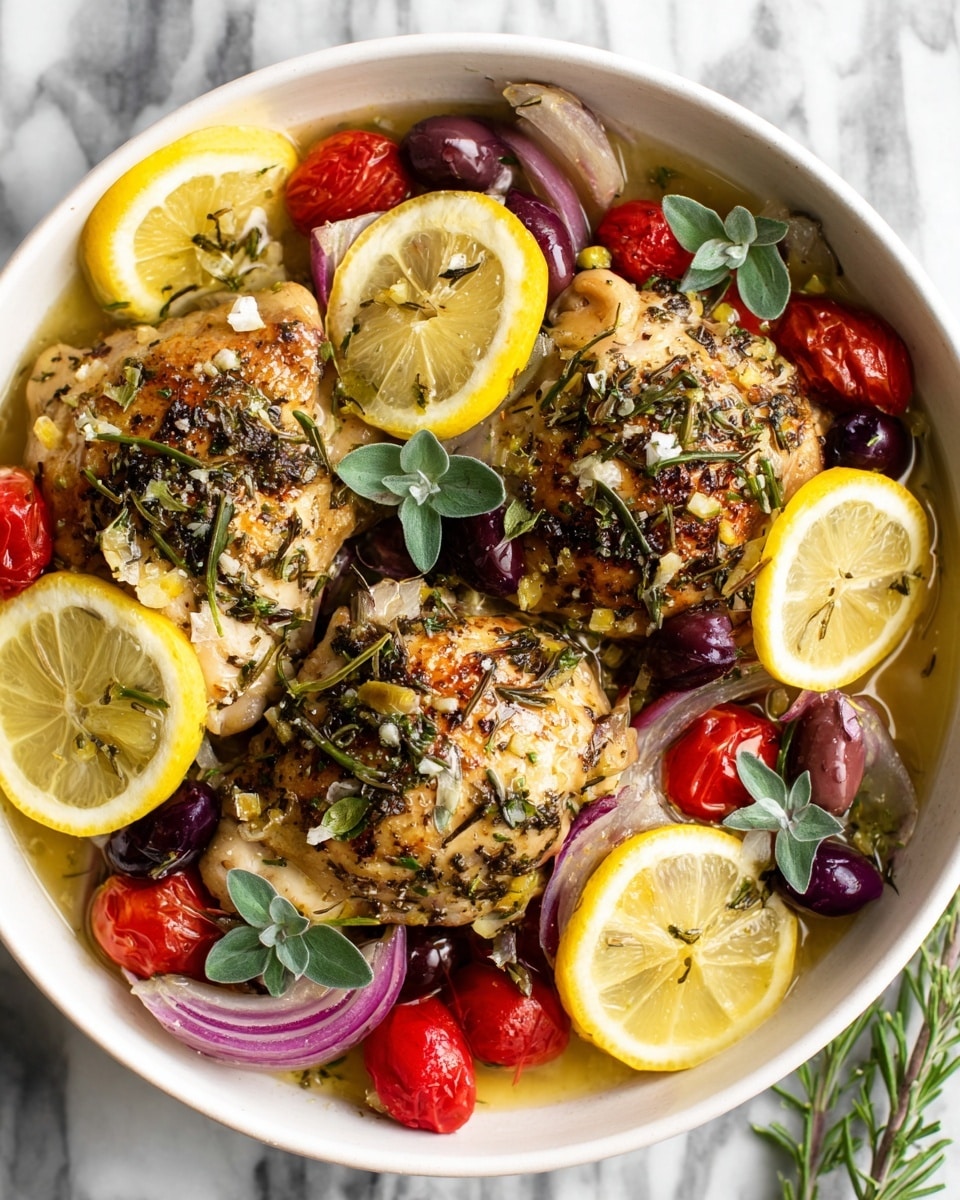 Slow Cooker Greek Chicken Recipe - Recipe Image