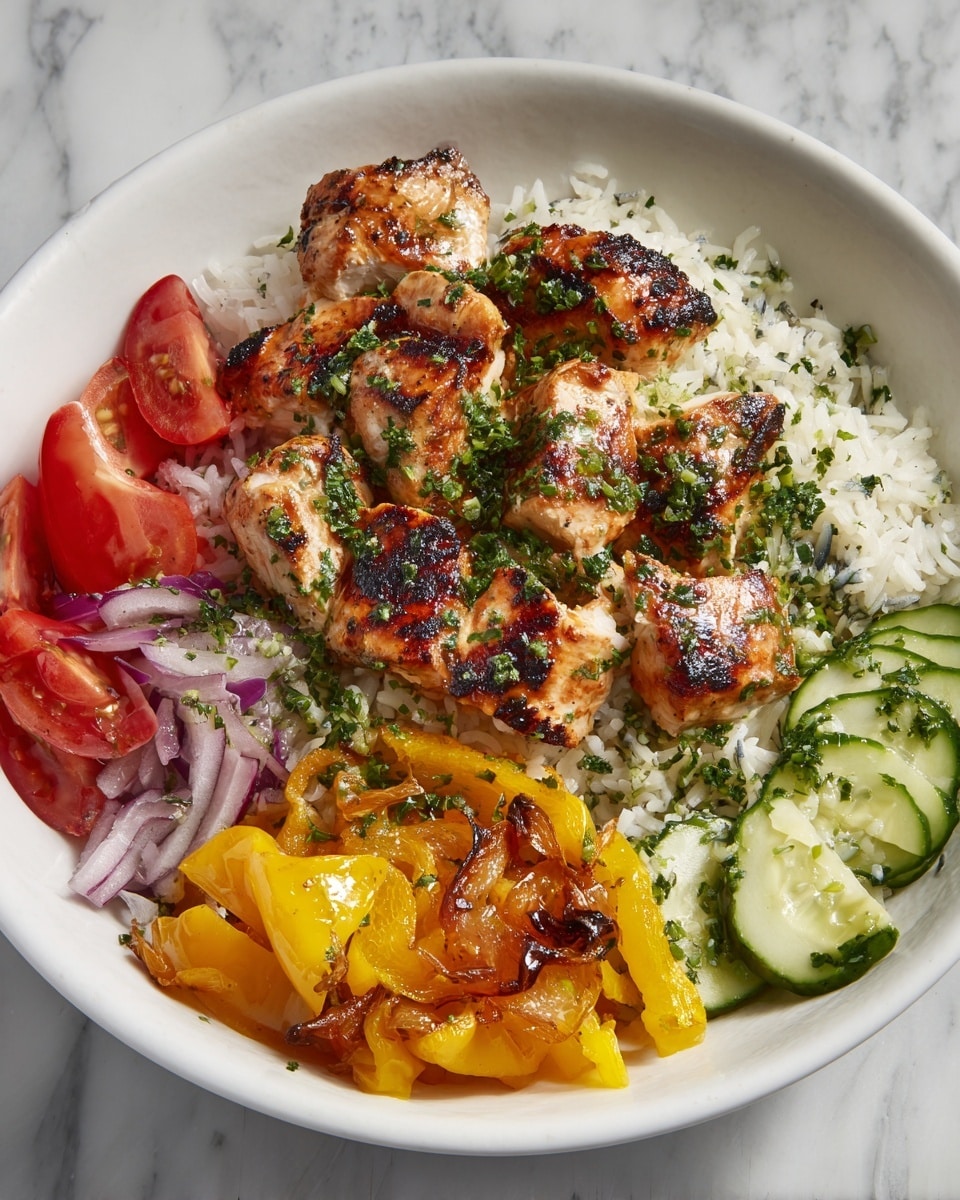 Chicken Tzatziki Rice Bowls Recipe - Recipe Image