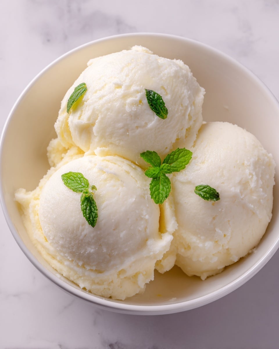 Homemade Pineapple Ice Cream Recipe - Recipe Image
