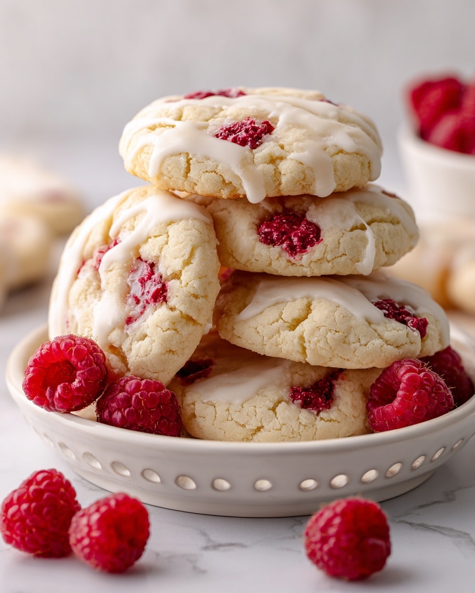Raspberry Cheesecake Cookies Recipe - Recipe Image