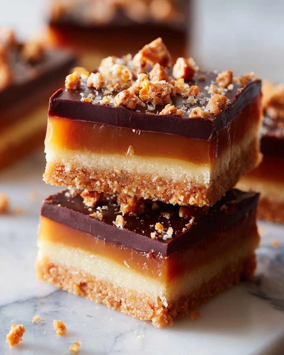Cake Mix Toffee Bars Recipe - Recipe Image