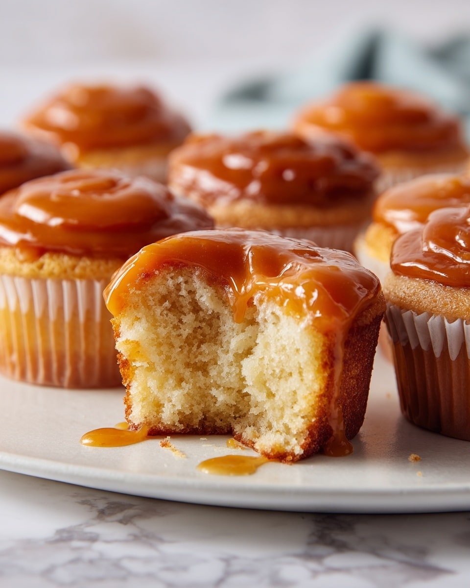 Pumpkin Cheesecake Muffins with Caramel Swirl Recipe - Recipe Image