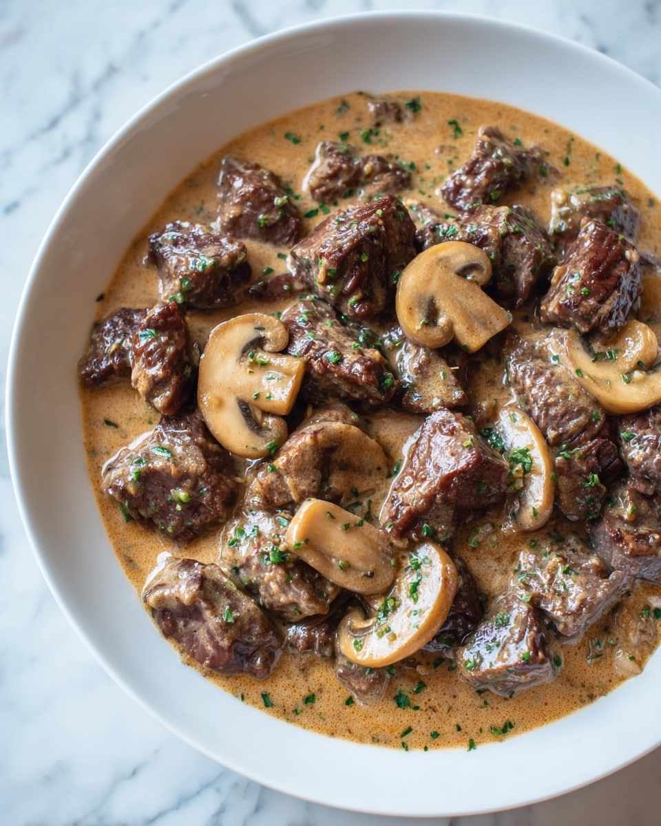 Slow Cooker Beef Stroganoff Recipe - Recipe Image