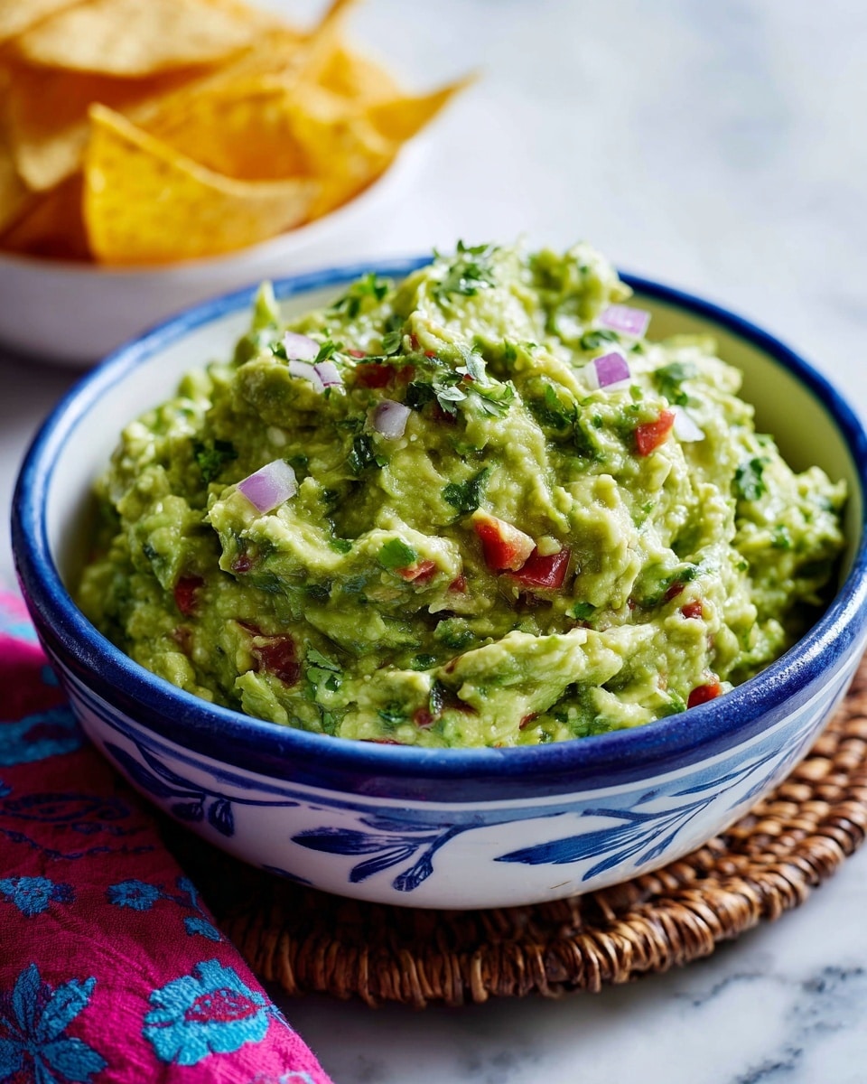 Fresh Homemade Guacamole Recipe - Recipe Image