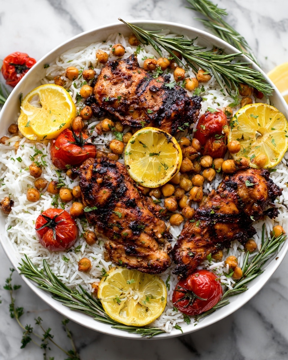 Greek Chicken and Lemon Rice Recipe - Recipe Image