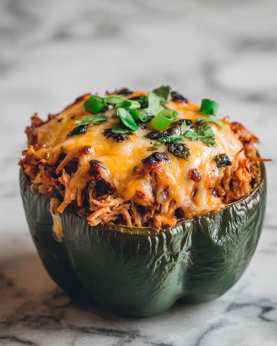 Stuffed Poblano Peppers Recipe - Recipe Image