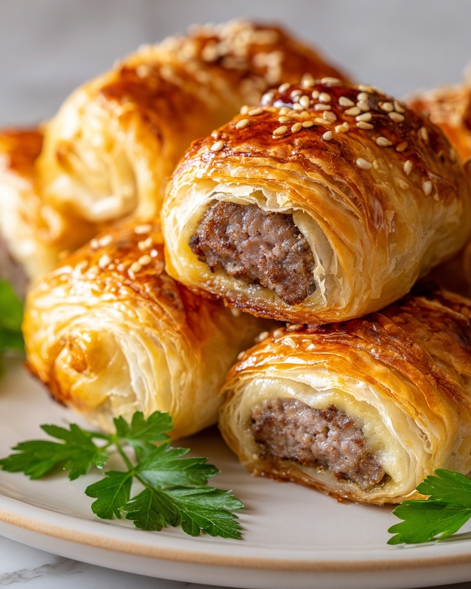 Breakfast Sausage Crescent Rolls Recipe - Recipe Image