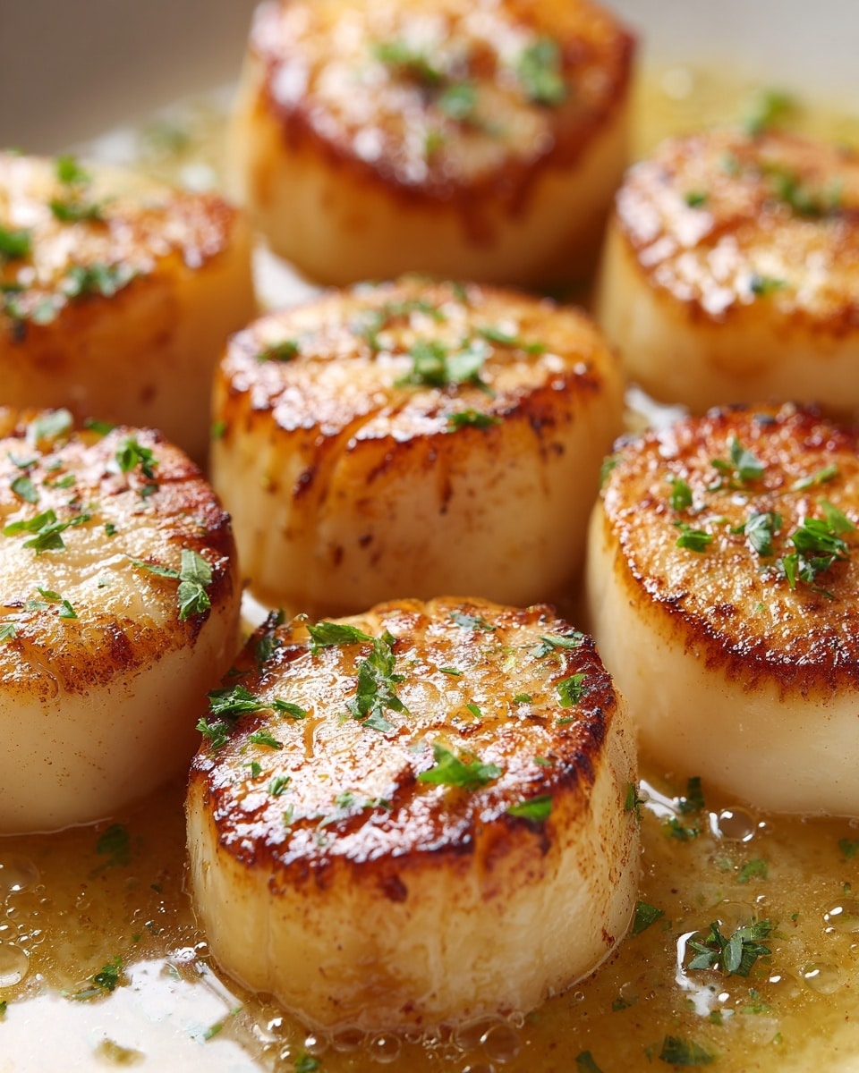 Lemon Garlic Seared Scallops Recipe - Recipe Image