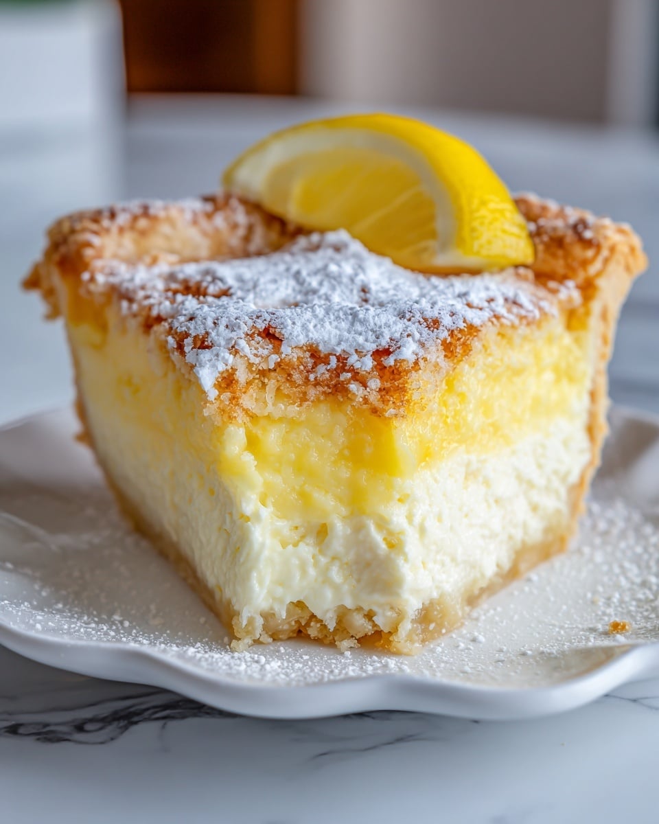 Ricotta Pie with Lemon, Chocolate Chips, and Nuts Recipe - Recipe Image