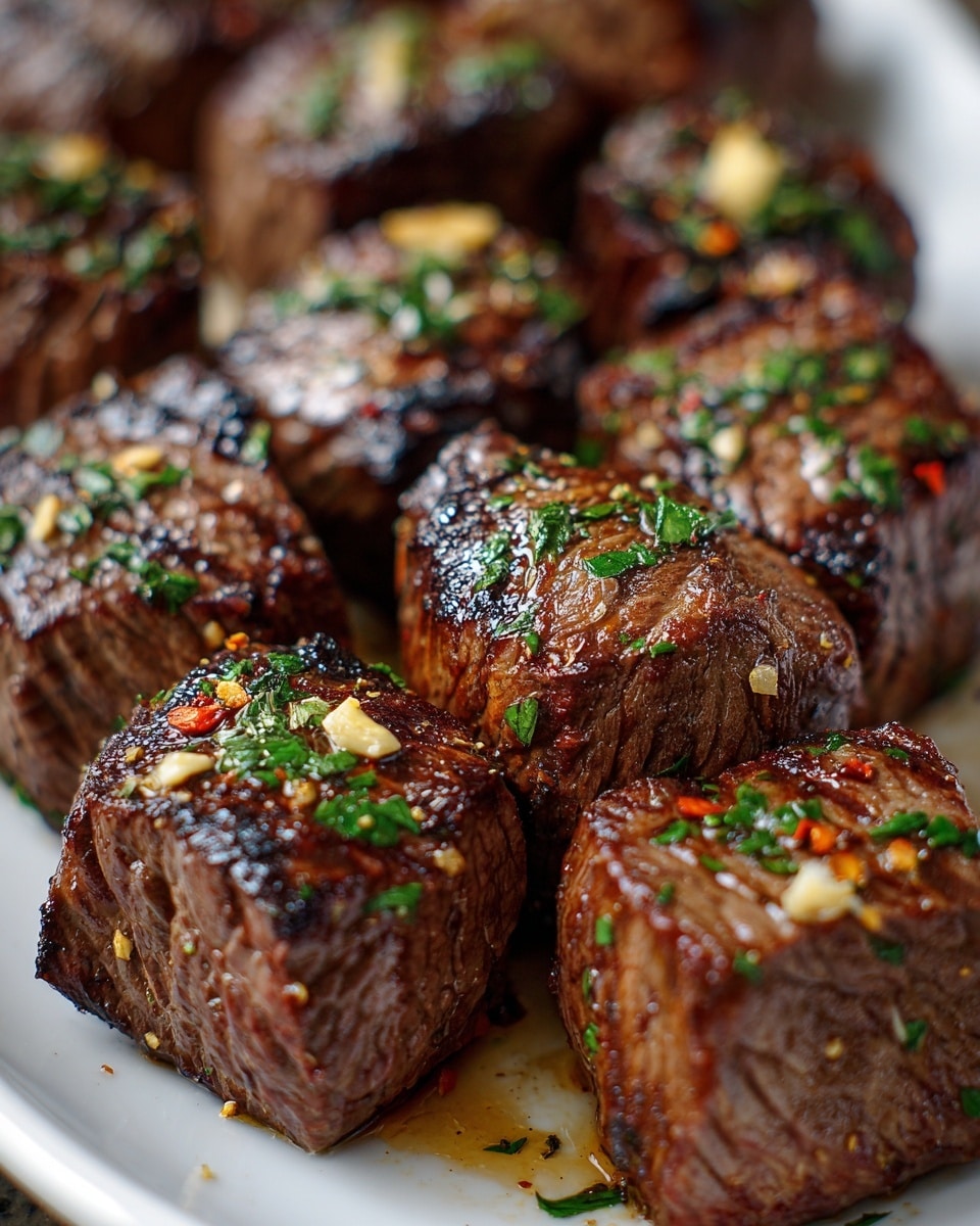 Garlic Steak Bites Recipe - Recipe Image
