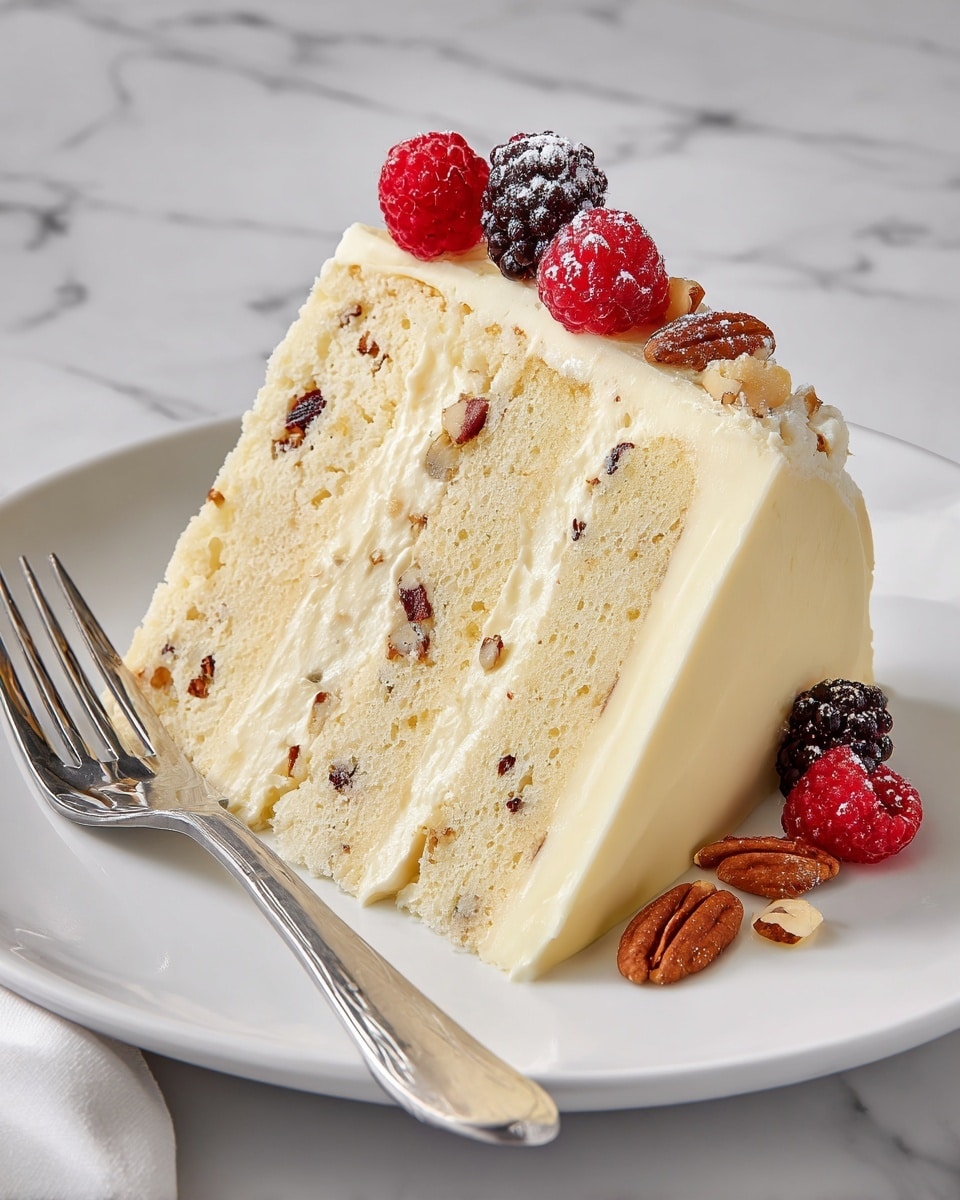 Snowy Bavarian Bliss Cake Recipe - Recipe Image