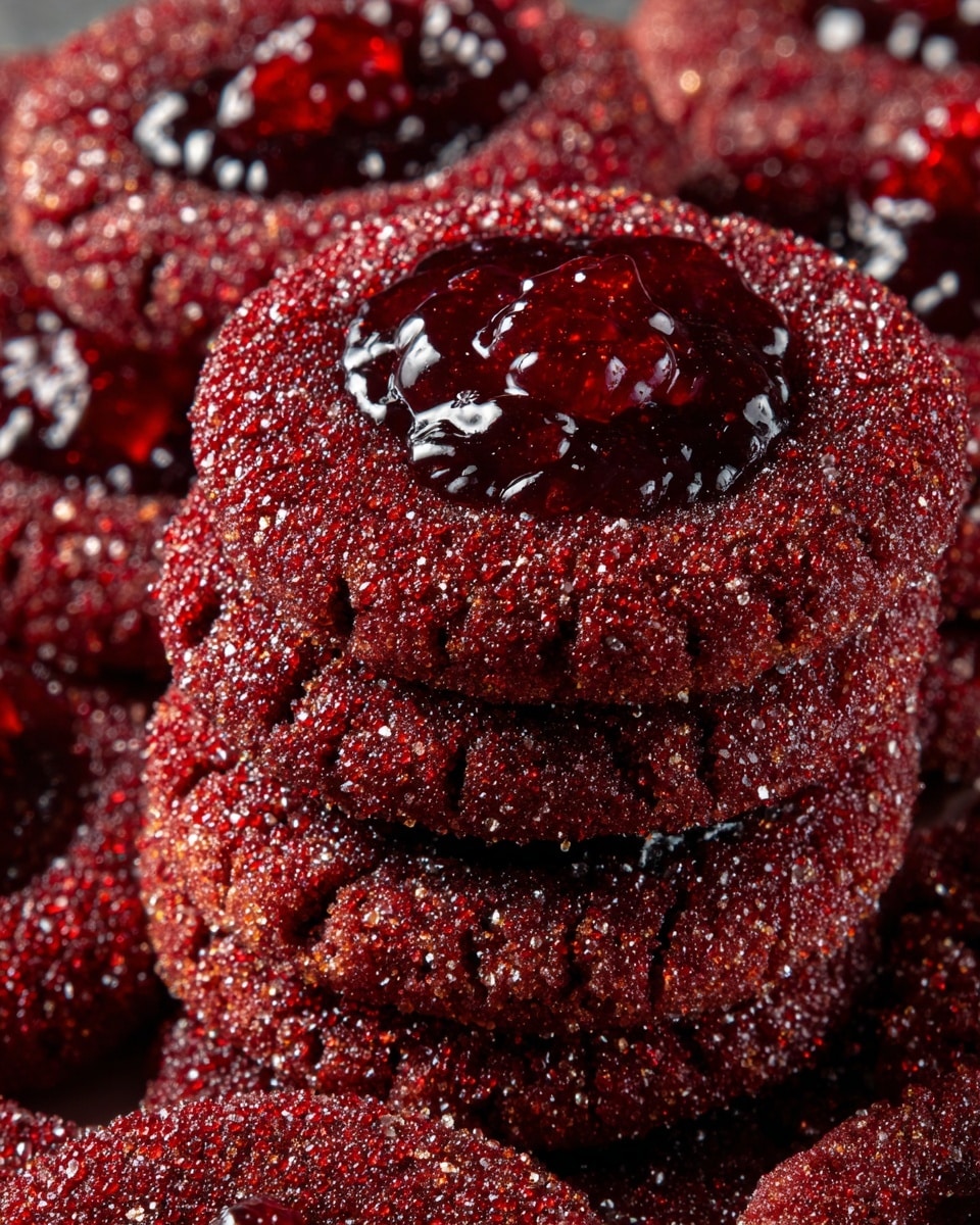 Hershey's Red Velvet Blossoms Cookies Recipe - Recipe Image