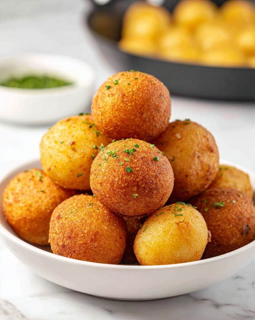 Garlic Parmesan Potato Pops: Crispy, Cheesy Snack Delight