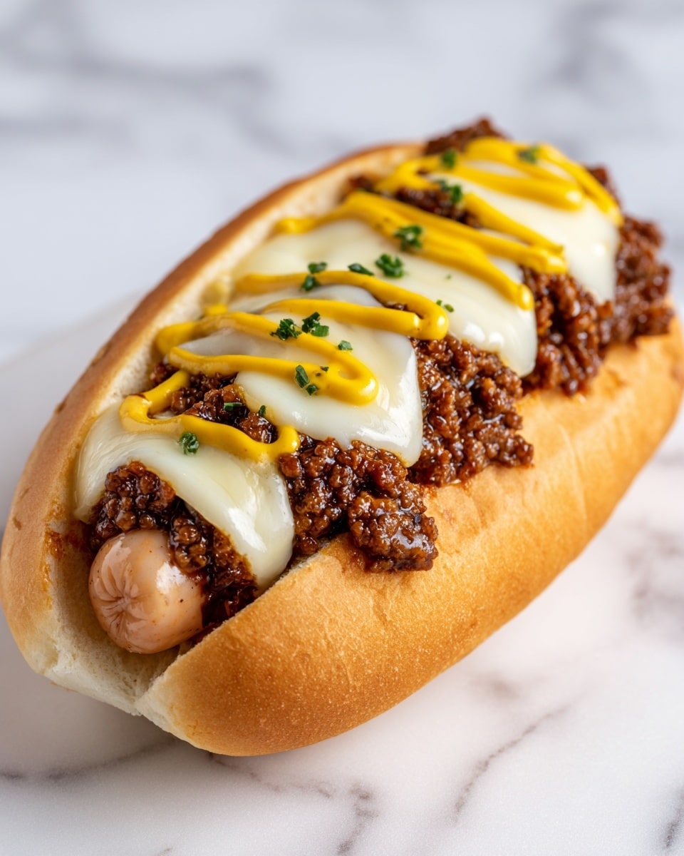 Chili Cheese Dogs Recipe - Recipe Image