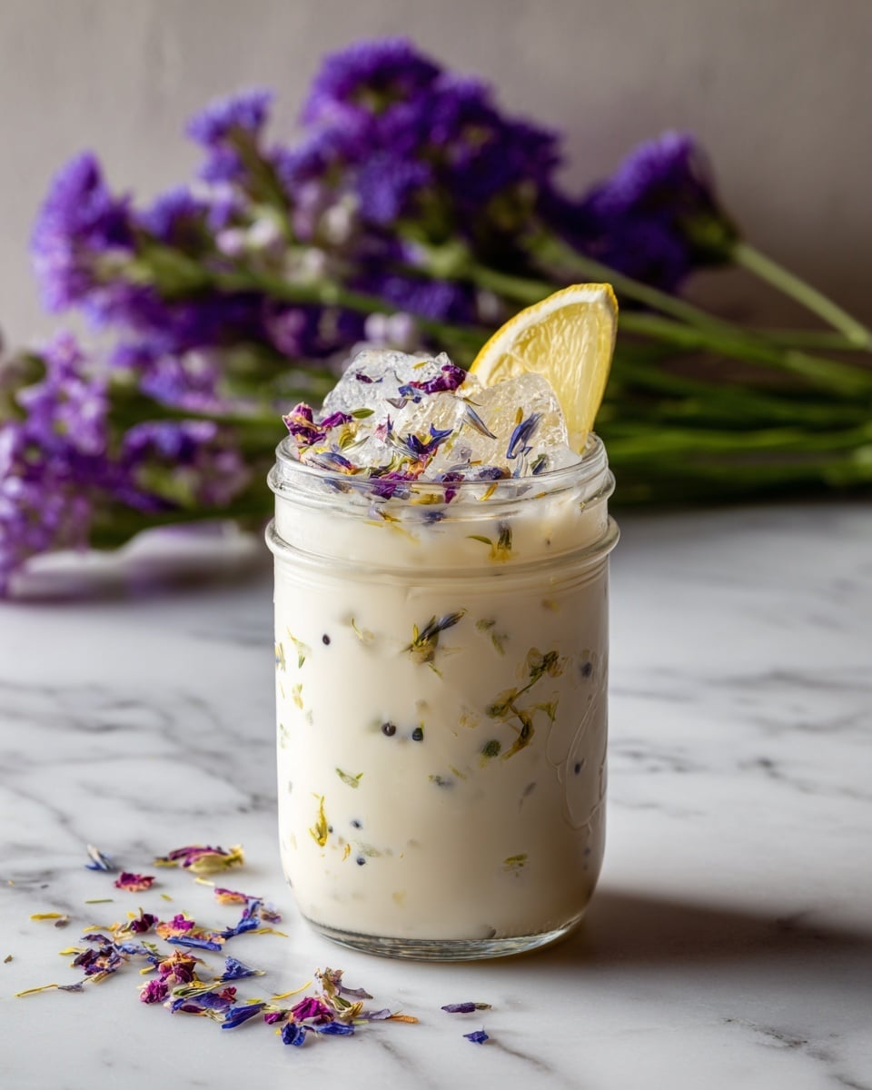 Coconut Lavender Lemonade Mocktail Recipe - Recipe Image
