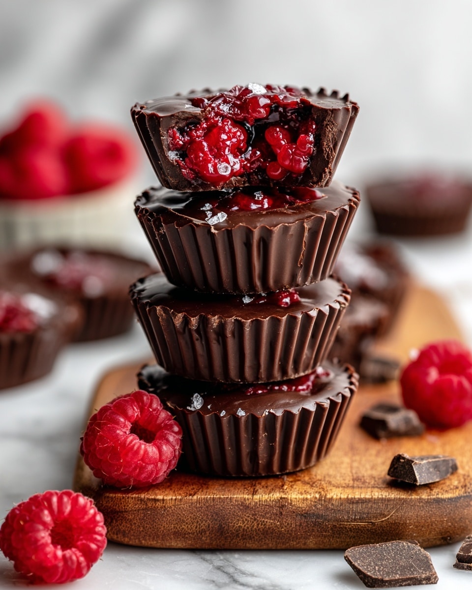 Chocolate Raspberry Cups Recipe - Recipe Image