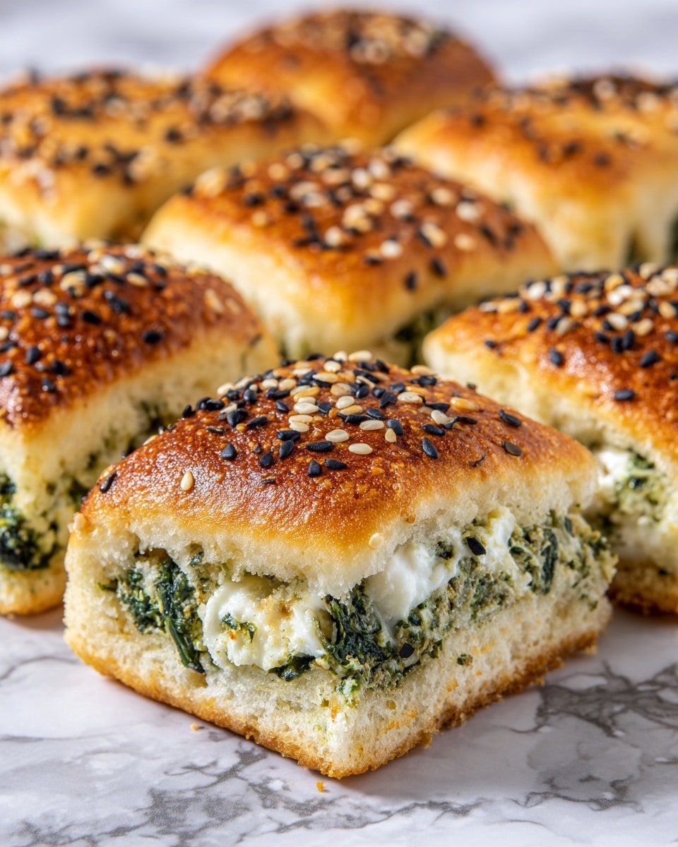 Spinach Dip Rolls Recipe - Recipe Image