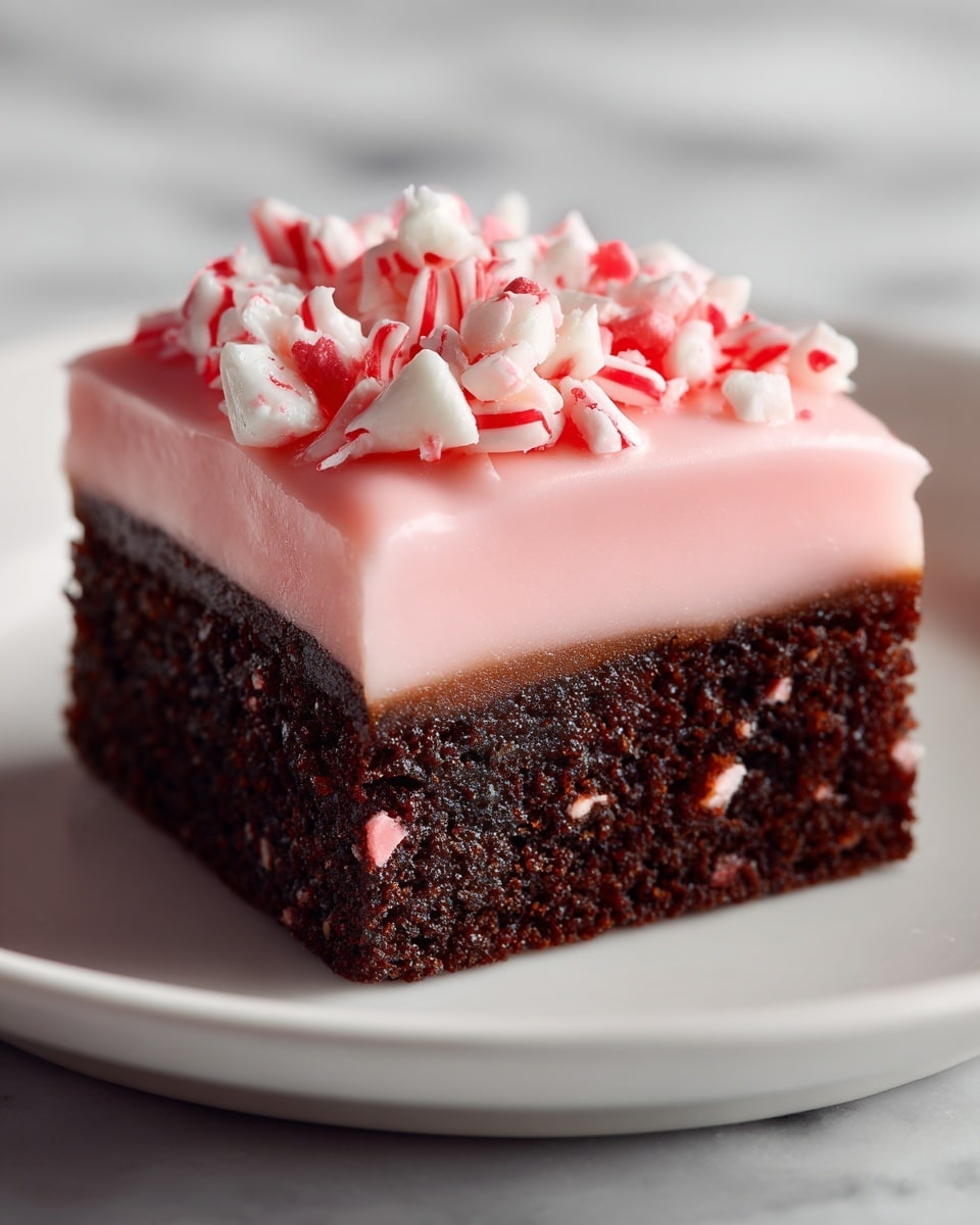 Candy Cane Brownies Recipe - Recipe Image
