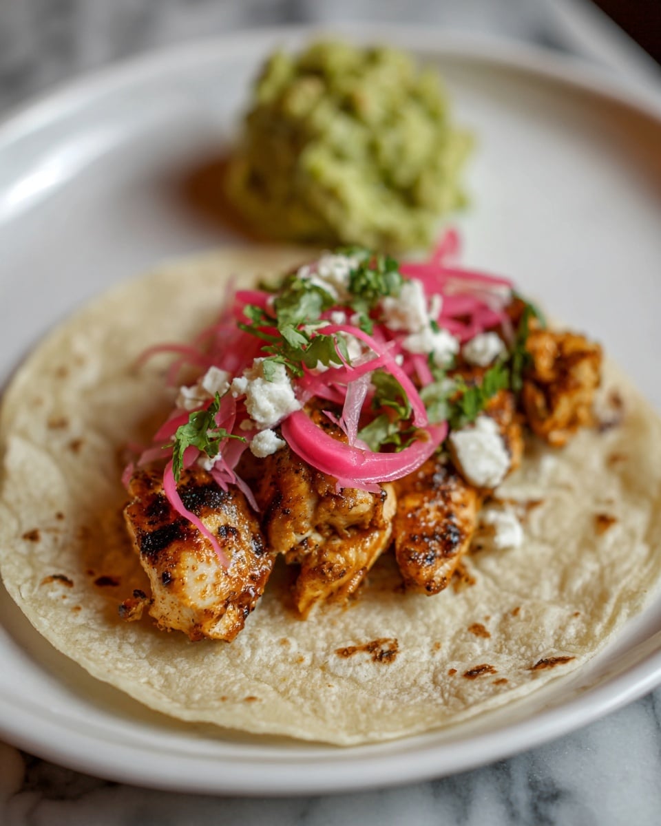 Bronzed Fish Tacos with Cabbage Slaw and Lime Crema Recipe - Recipe Image