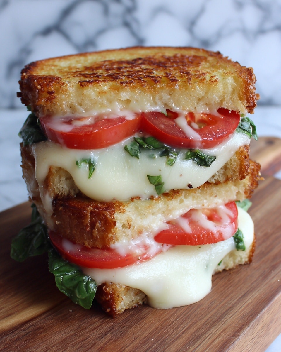 Caprese Grilled Cheese Sandwich Recipe - Recipe Image